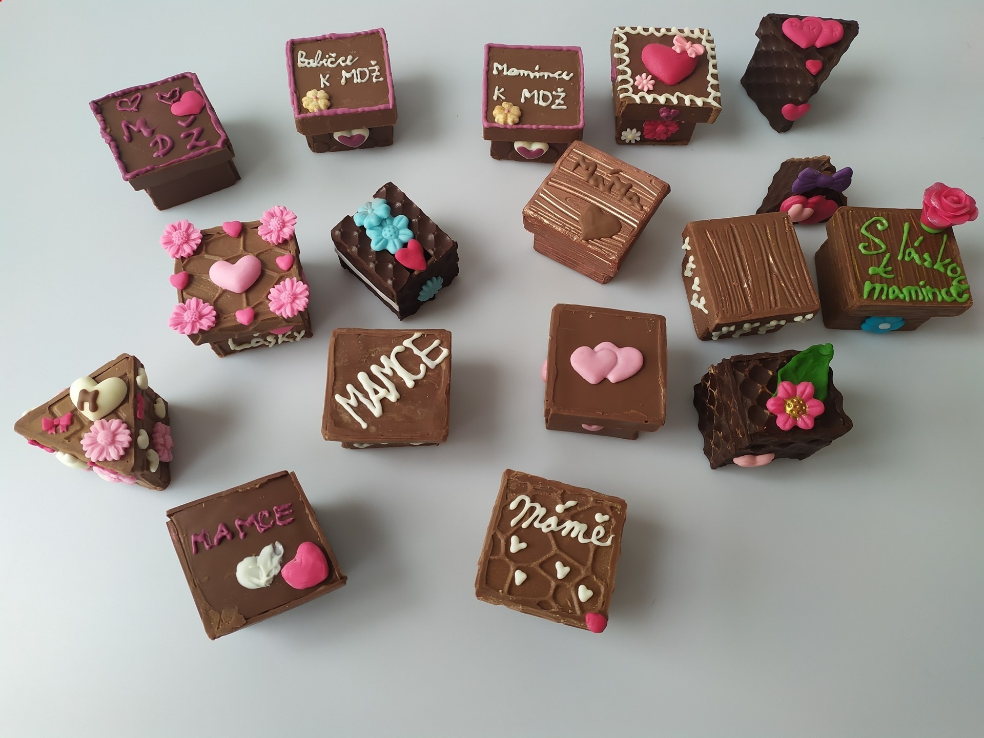 Čokoládové krabičky 